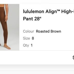 Lulu leggings almost new size 8